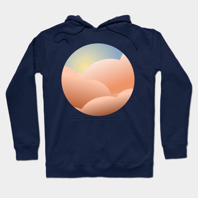 Sky with clouds and sun Hoodie by Javisolarte